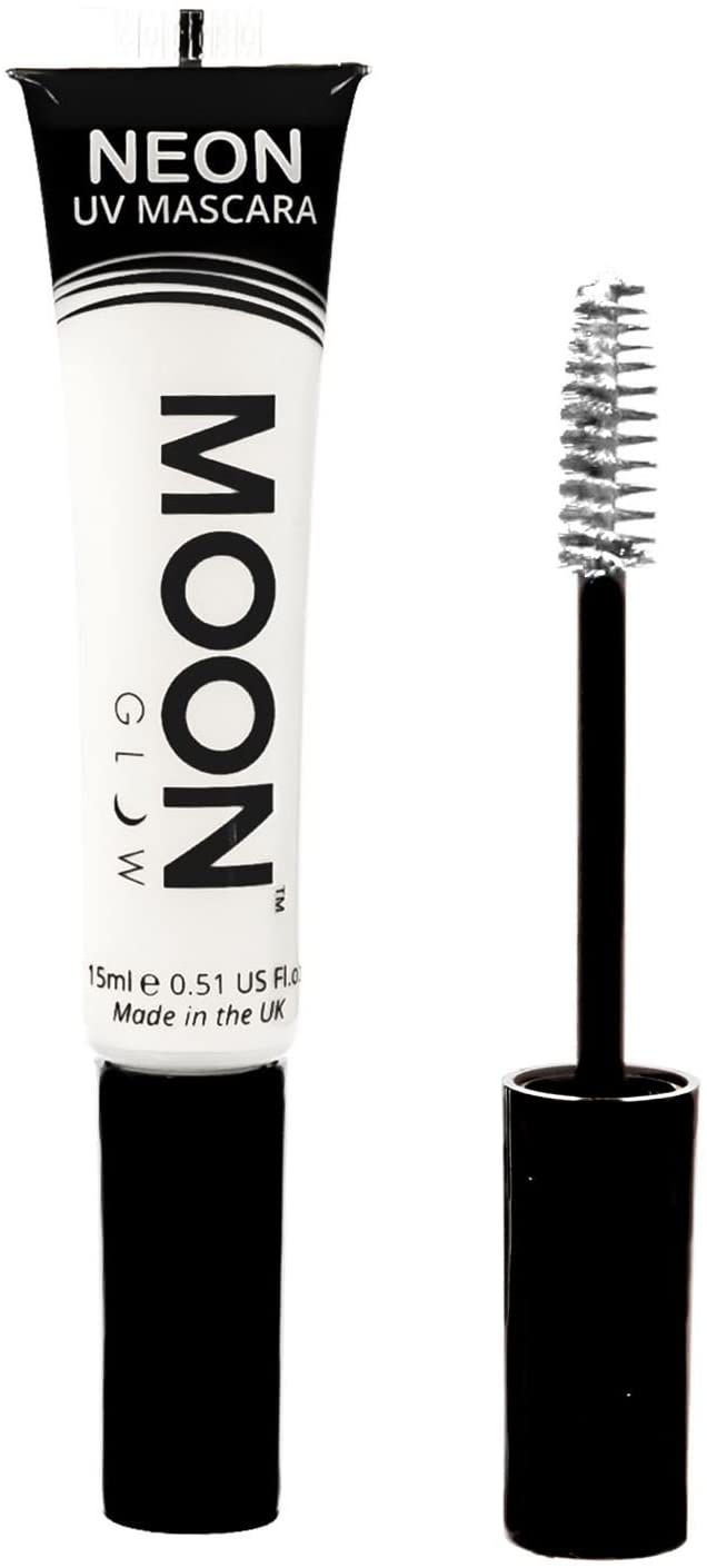 Moon Glow - Neon UV Mascara 15ml White - Brille intensément sous un éclairage UV !
