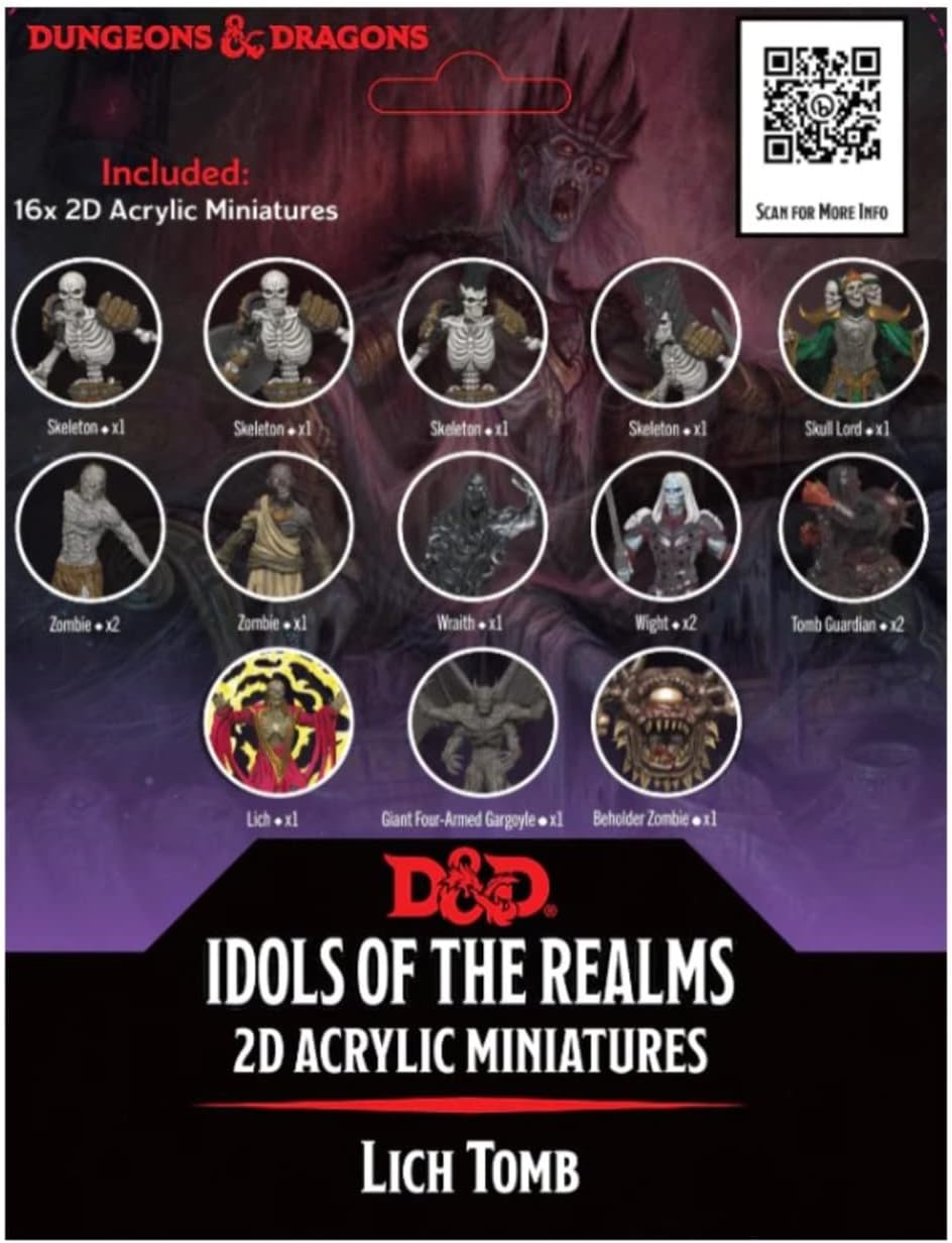 WizKids D&amp;D Idols of The Realms: Lich Tomb – 2D-Set