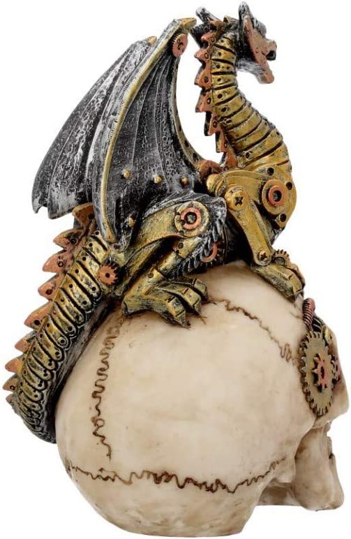 Nemesis Now Dragon's Grasp Figurine 22.5cm White, Resin, One Size
