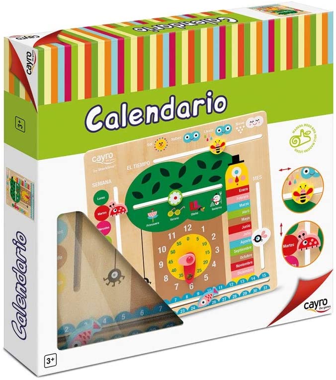Cayro -Kalender - Babyspiel - Entwicklung kognitiver Fähigkeiten - Brettspiel (8117)