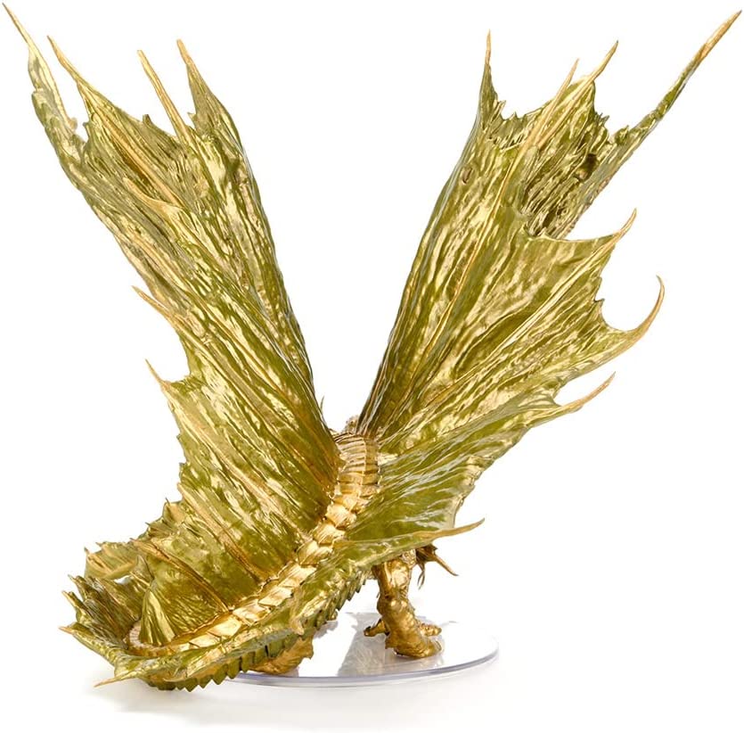 D&D: Icons of The Realms: Adult Gold Dragon Premium Figure