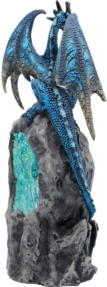 Nemesis Now Frostwing's Gateway – Blaue Drachenstatue aus Kunstharz 6