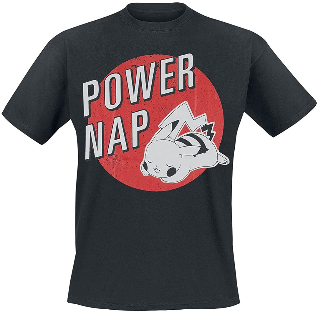 Pokémon - Pikachu Power Nap Herren-T-Shirt