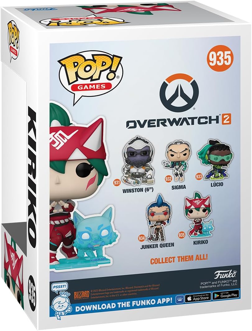 Funko POP! Spiele: OverWatch2 – Kiriko – Kuriko – Overwatch 2 – Vinyl zum Sammeln