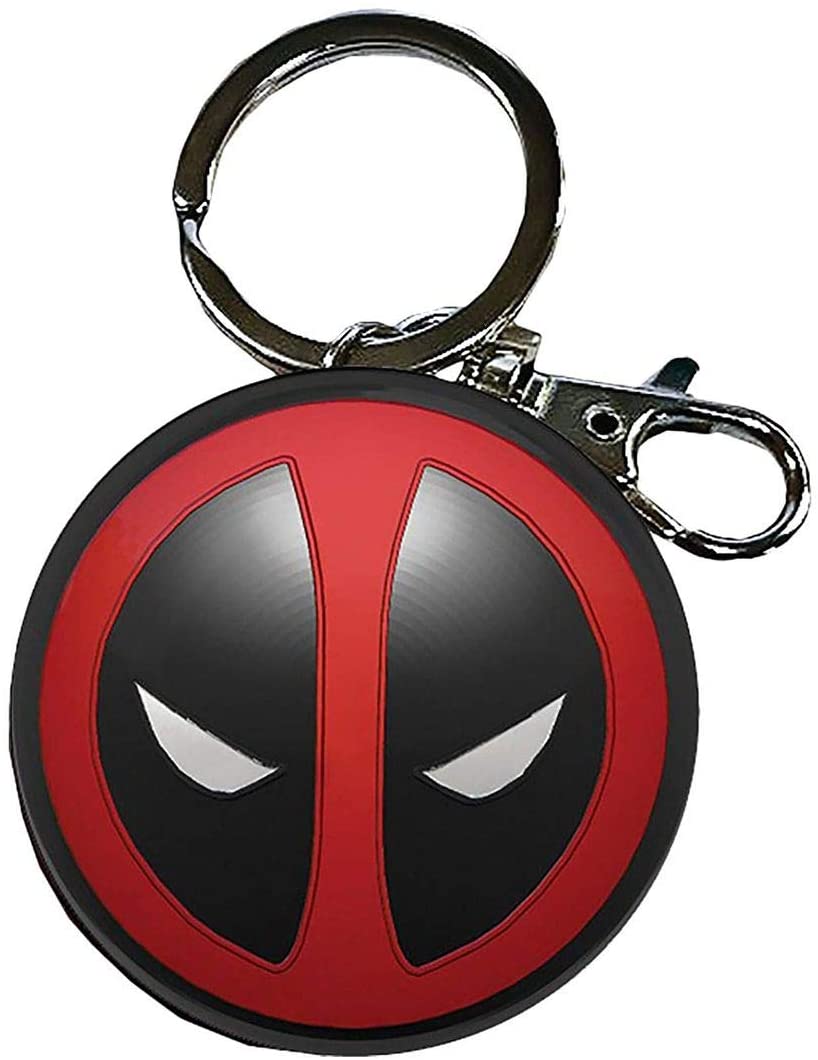 Semic Distibution SMK009 Deadpool Logo Keychain, Multi-Coloured, 4 cm