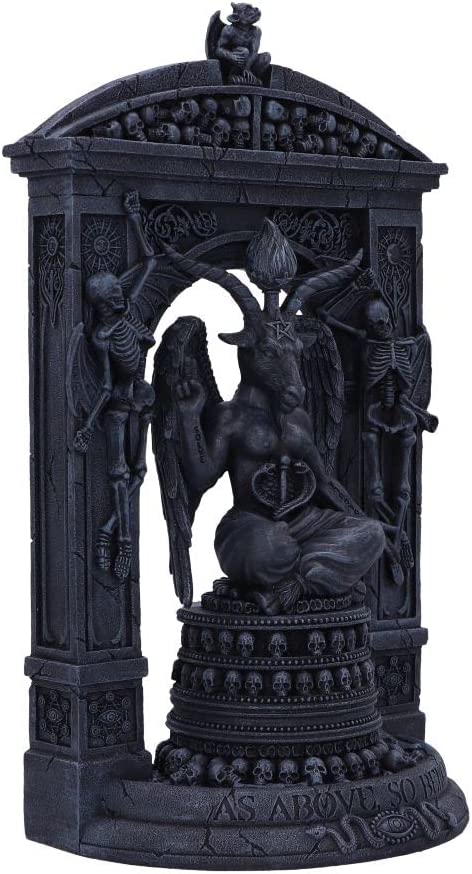 Nemesis Now Baphomet's Temple Ornament, Grey, 28cm