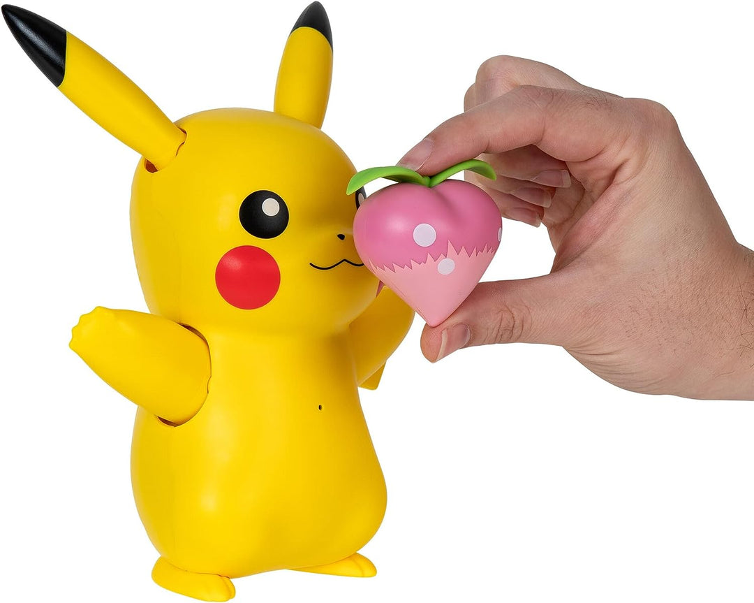 Pokémon PKW3330 Train and Play Deluxe 4,5-Zoll-Pikachu-Figur mit Licht und Sound