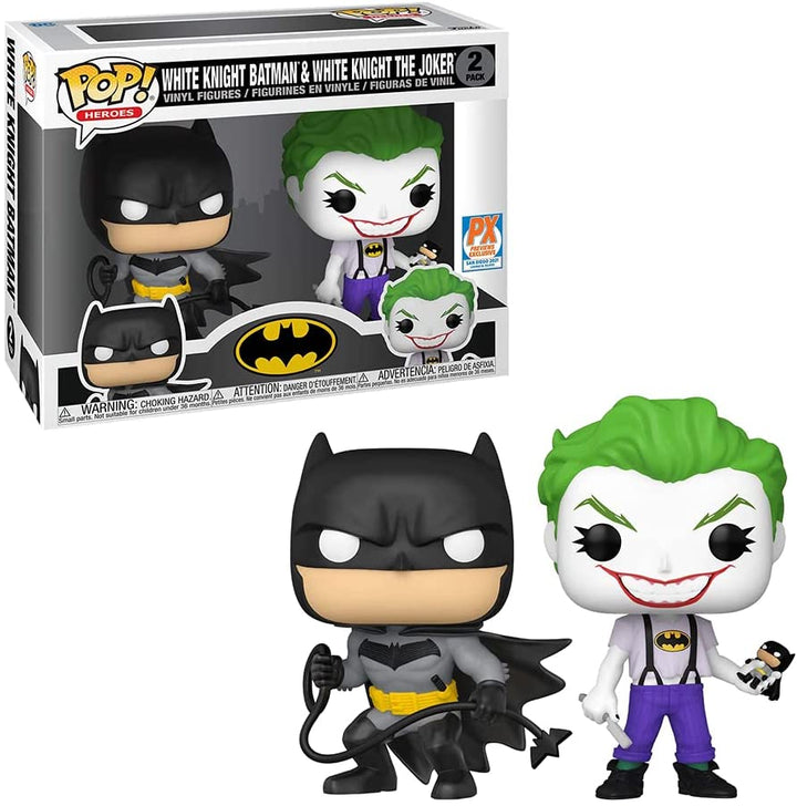 DC Comics White Knight Batman &amp; White Knight The Joker Exklusive Funko 56117 Pop! Vinyl