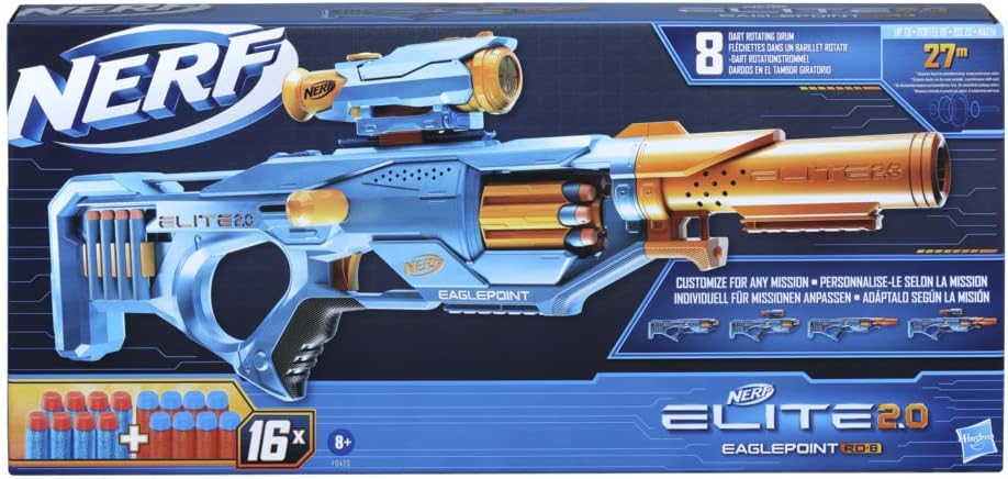 NERF Elite 2.0 Eaglepoint RD-8 Blaster