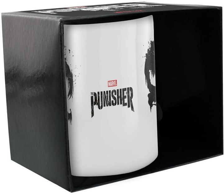 Pyramid MG24925 The Punisher Skull Coffee Mug, Porcelain, Multi-Colour