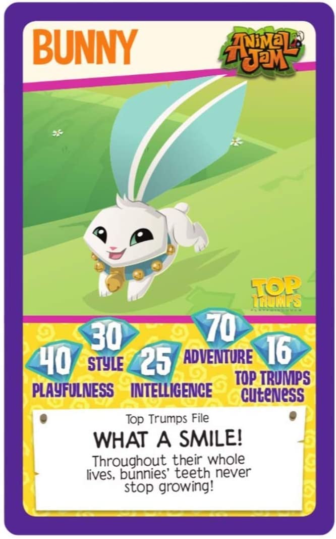 Animal Jam Top Trumps Card Game