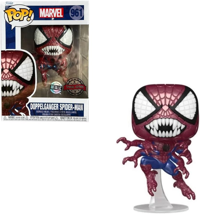 Funko Marvel Pop! Doppelgänger Spider-Man Vinyl Wackelkopf 2021 LA Comic Con