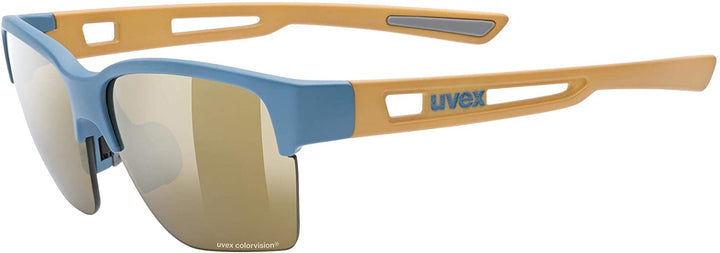 uvex Unisex-Erwachsene, Sportstyle 805 CV Sportbrille, Blau/Champagner Daily, One S