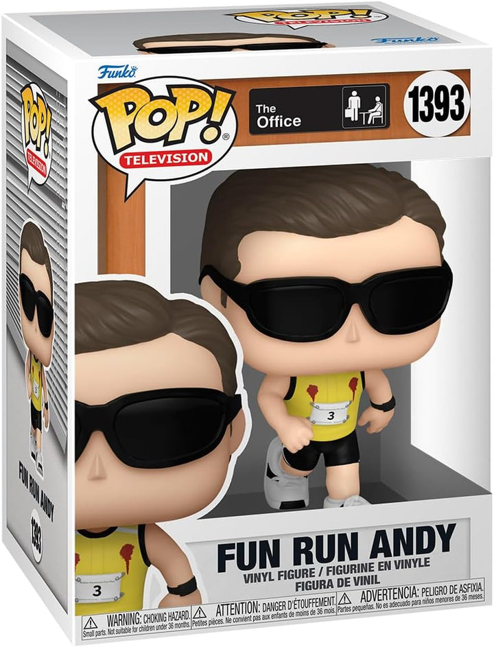 Funko POP! TV: The Office - Fun Run Andy Bernard - Collectable Vinyl Figure