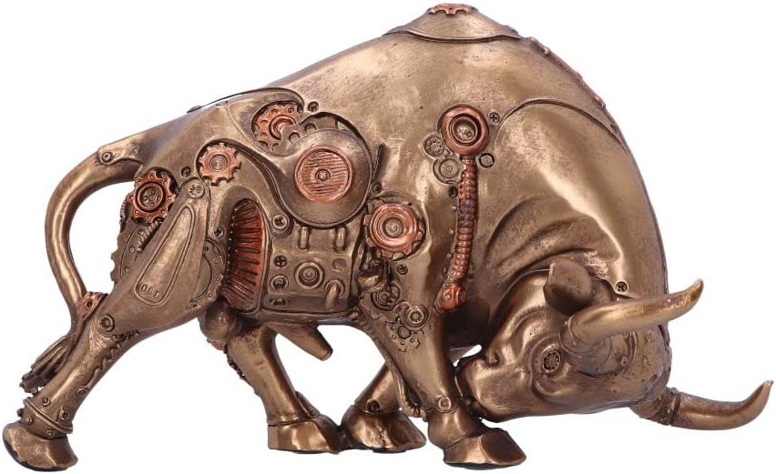 Nemesis Now Binary Bull 22,5 cm, Bronze