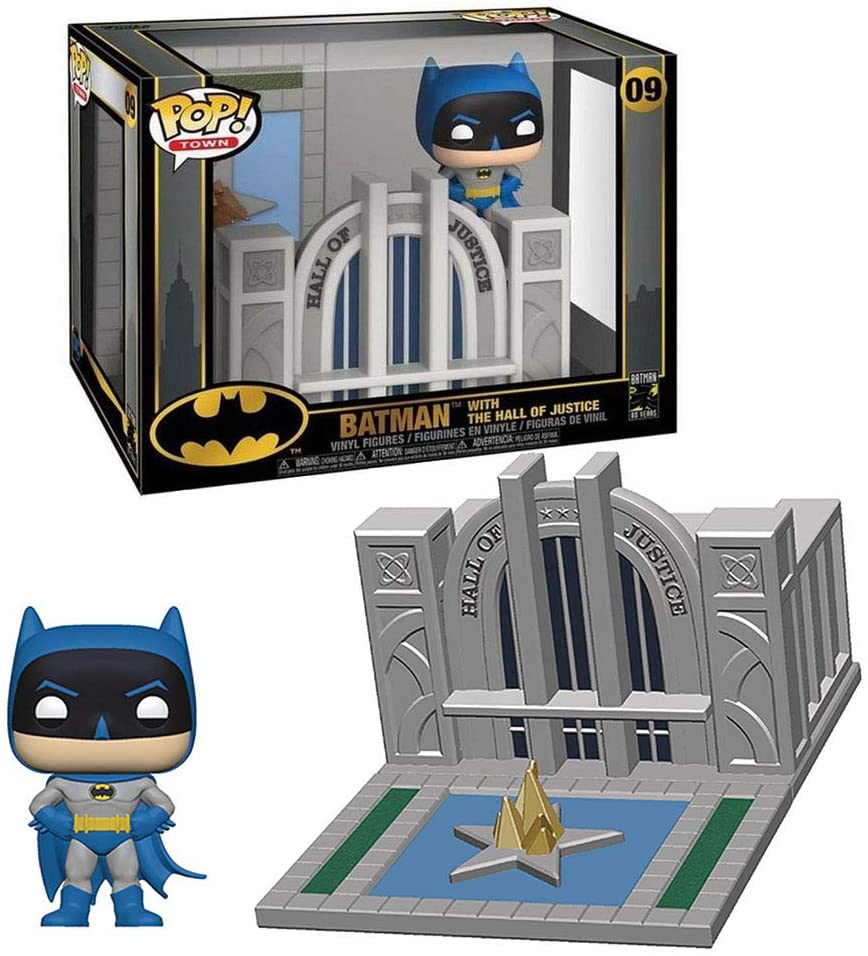 Batman con la sala della giustizia Funko 44469 Pop! Vinile #09