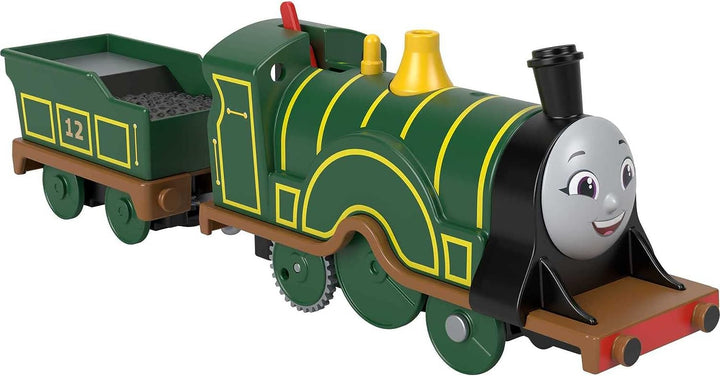 Thomas &amp; Friends Fisher-Price Emily Motorisierte Lokomotive, batteriebetriebene Spielzeugeisenbahn