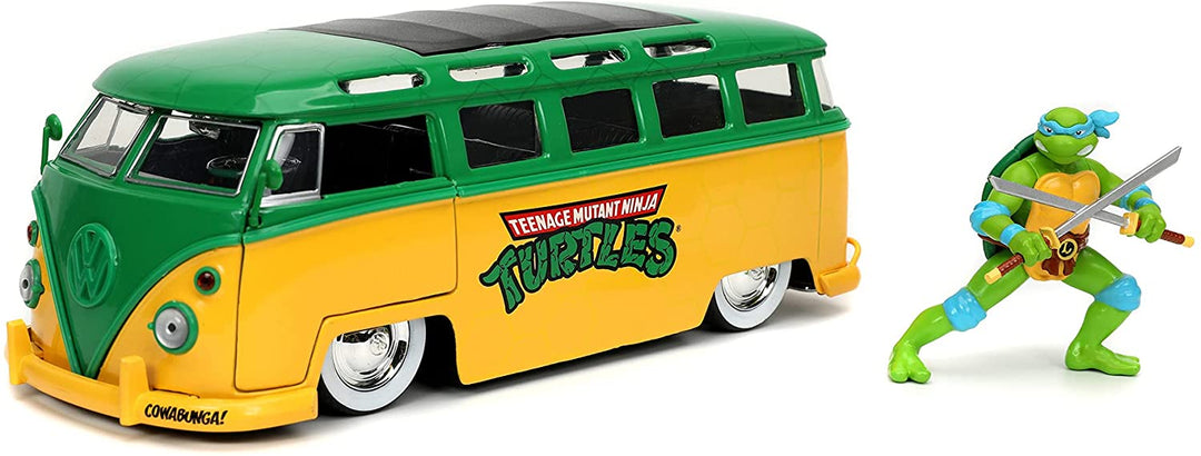 Jada TMNT – Leonardo &amp; 1962 VW Bus – 1:24