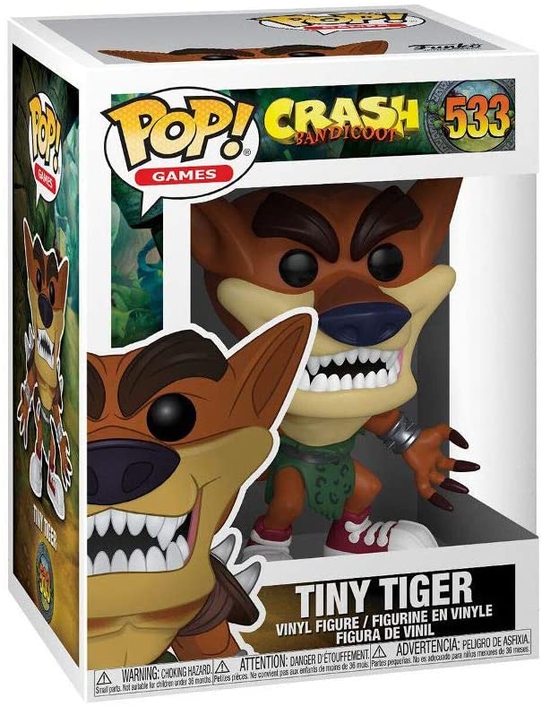 Crash Bandicoot Tiny Tiger Funko 43444 Pop! Vinyl #533