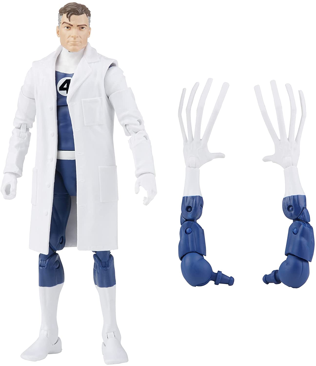 Hasbro Marvel Legends Series Retro Fantastic Four Mr. Fantastic 6