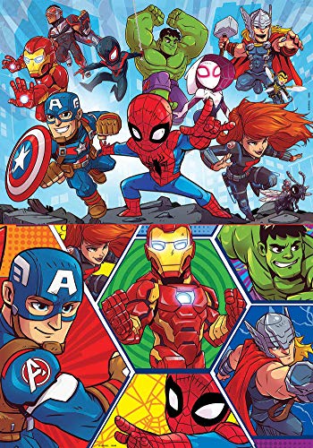 Educa 18648 Marvel Super Heroe Adventures 2 Children's Puzzles 20 Pieces, from 3