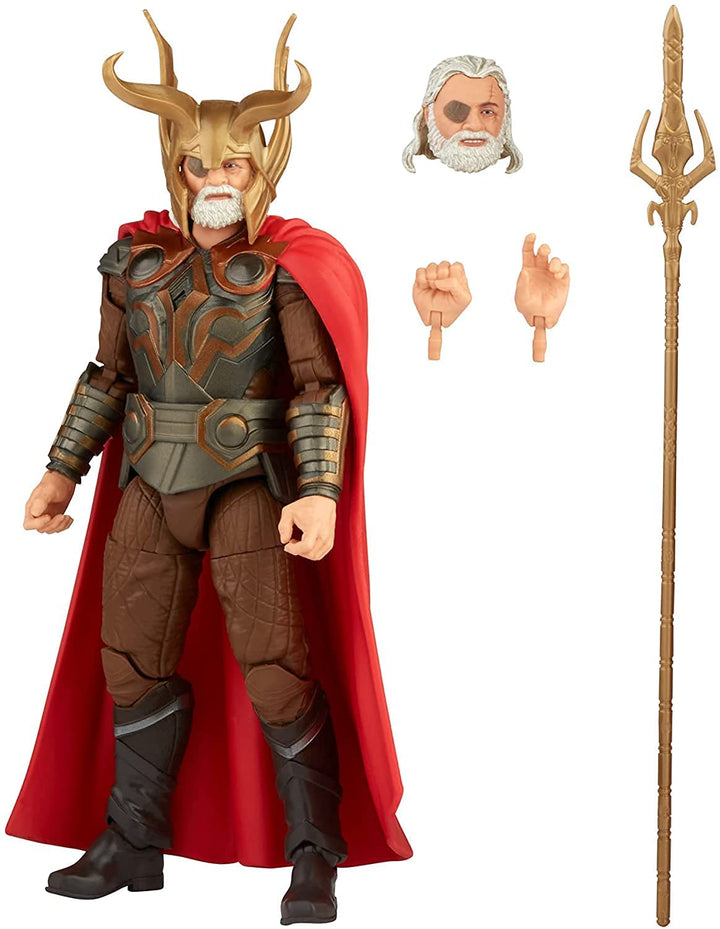 Marvel Hasbro Legends Series 15 cm große Actionfigur Odin, Infinity Saga-Charakter, Premium-Design, Figur und 4 Zubehörteile