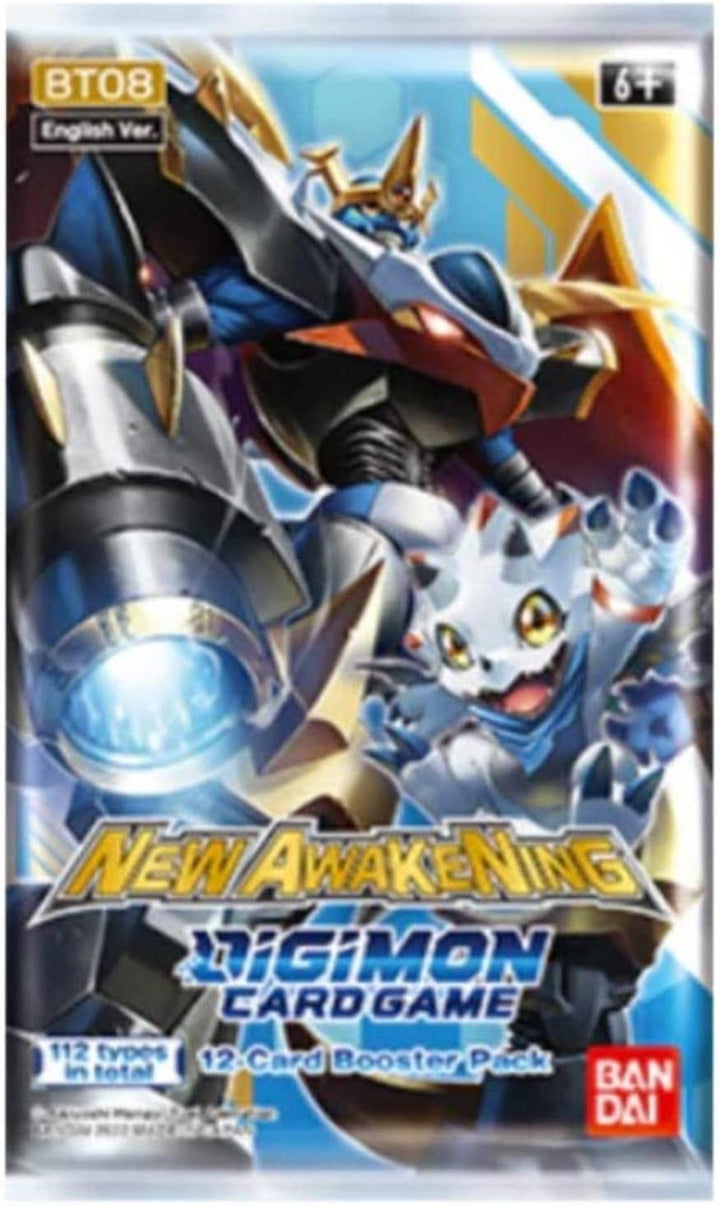 Digimon-Kartenspiel: New Awakening (BT08) Booster-Box (24 Packungen)