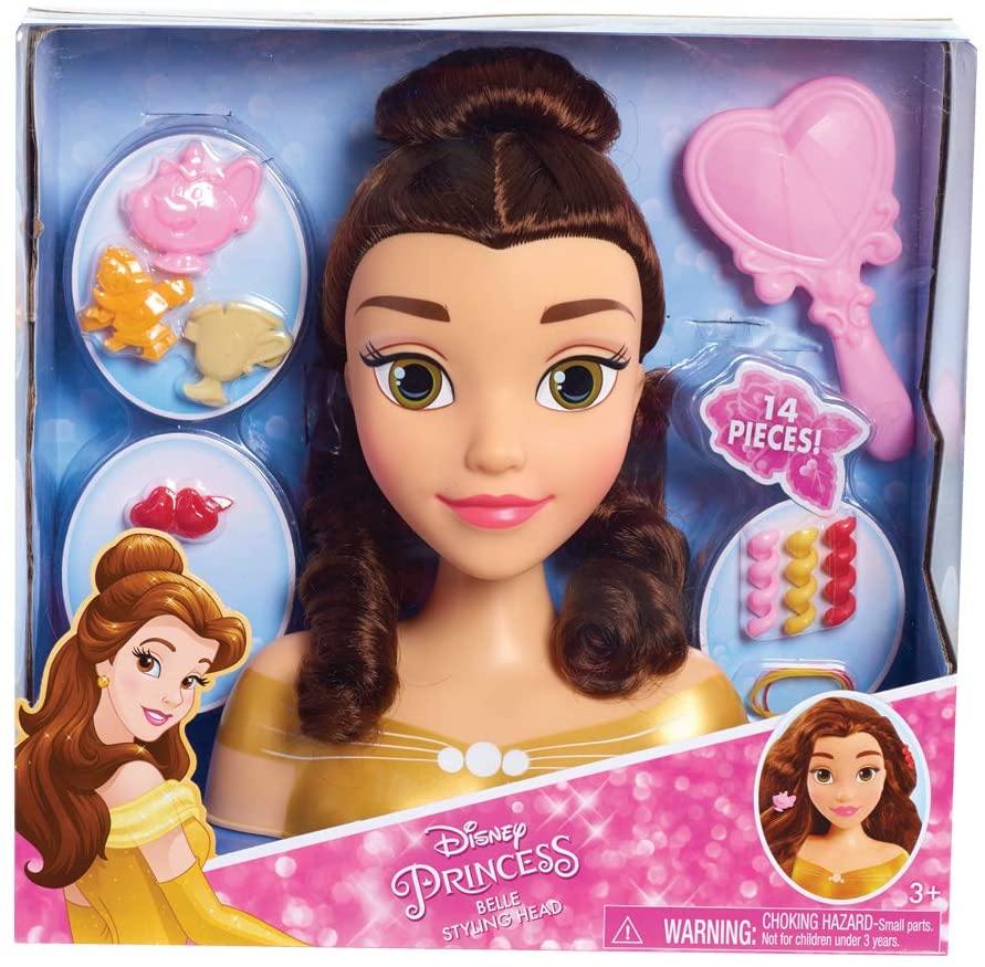 JP Disney Styling 87375 Disney Princess Belle Styling Head - Yachew
