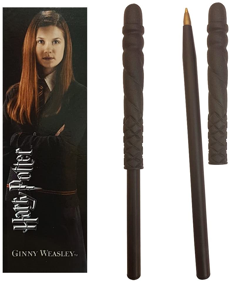 The Noble Collection Harry Potter Ginny Weasley Wand pen en bladwijzer 23 cm briefpapierpakket