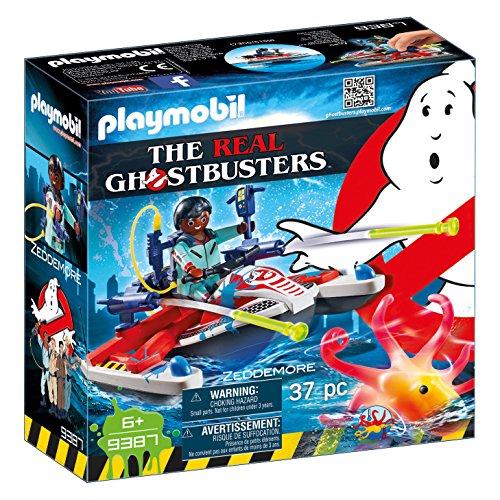 Playmobil Ghostbusters 9387 Zeddemore con Aqua Scooter