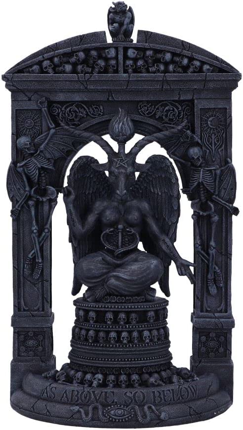 Nemesis Now Baphomets Tempelornament, Grau, 28 cm