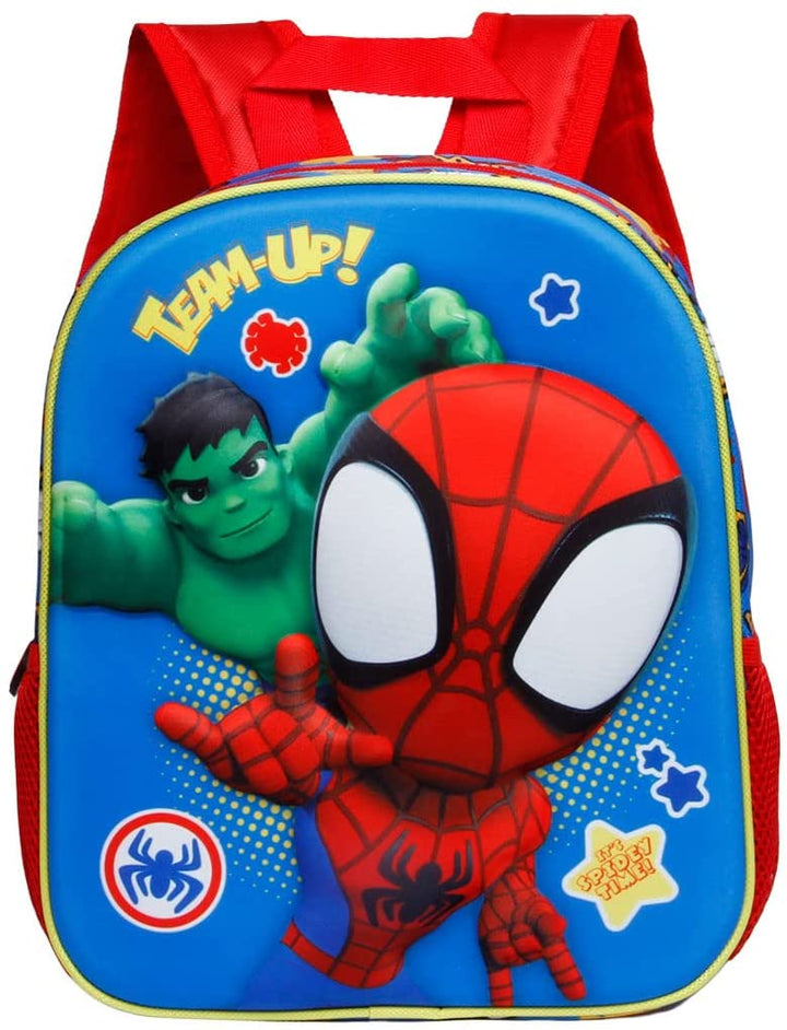 Spiderman Team-Kleiner 3D-Rucksack, mehrfarbig