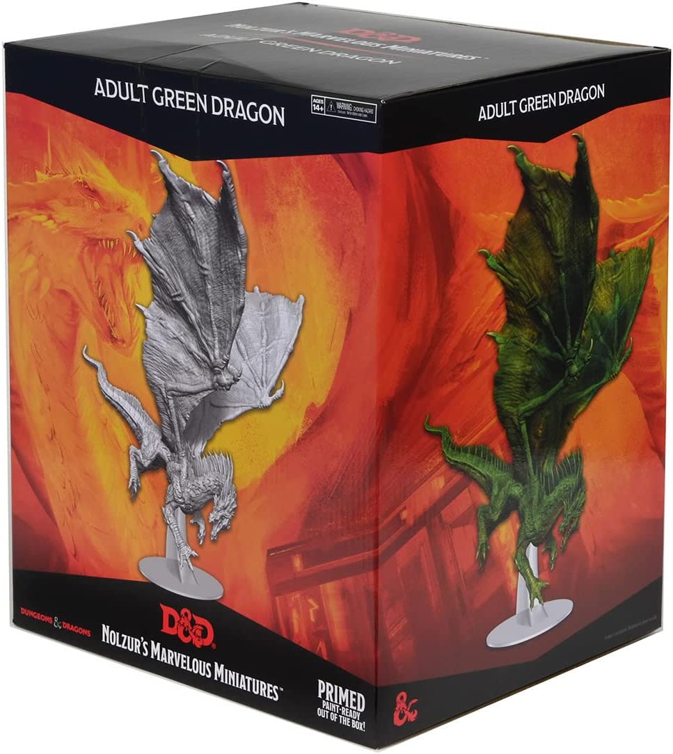 Adult Green Dragon: D&D Nolzur's Marvelous Unpainted Miniatures