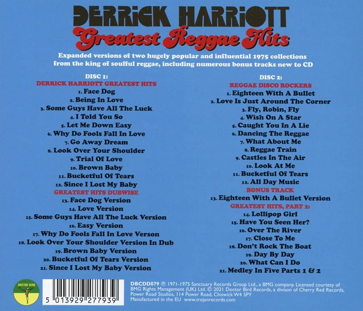 Derrick Harriott – Greatest Reggae Hits: Erweitertes Originalalbum [Audio-CD]