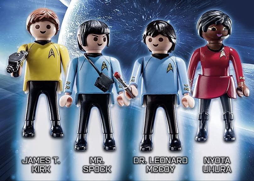 PLAYMOBIL Star Trek 71155 Star Trek Figurenset, 4 Sammelfiguren für Star T