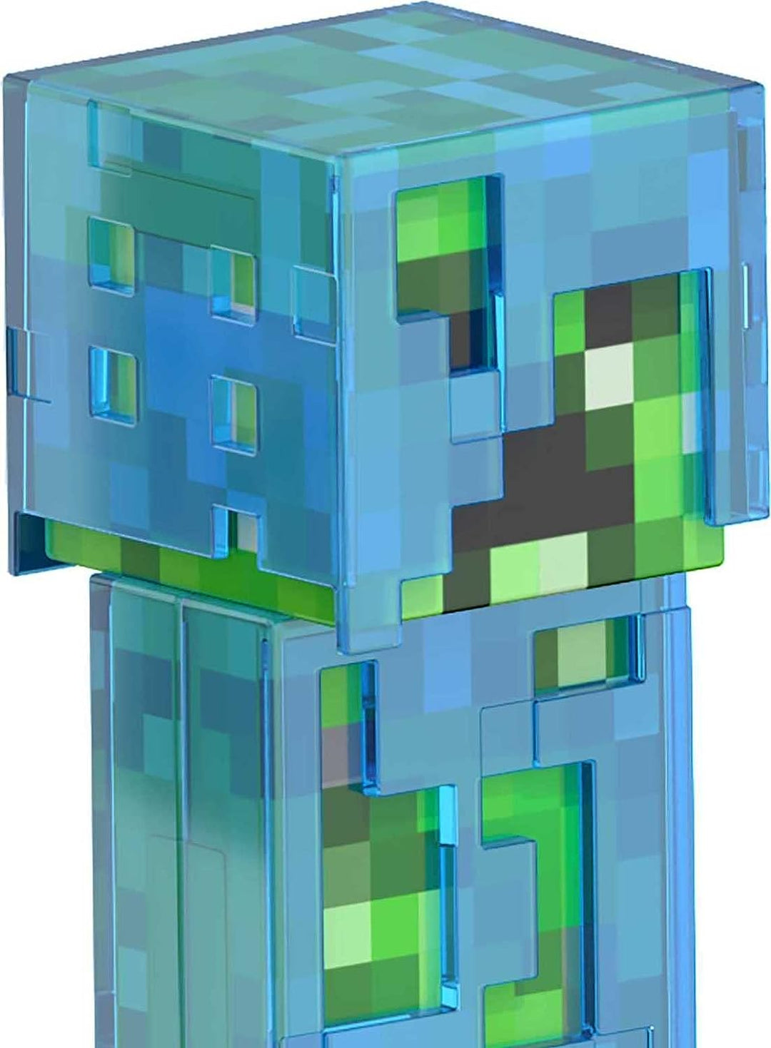 Mattel Minecraft Diamond Level Creeper, 5,5-Zoll-Sammler-Actionfigur mit Di