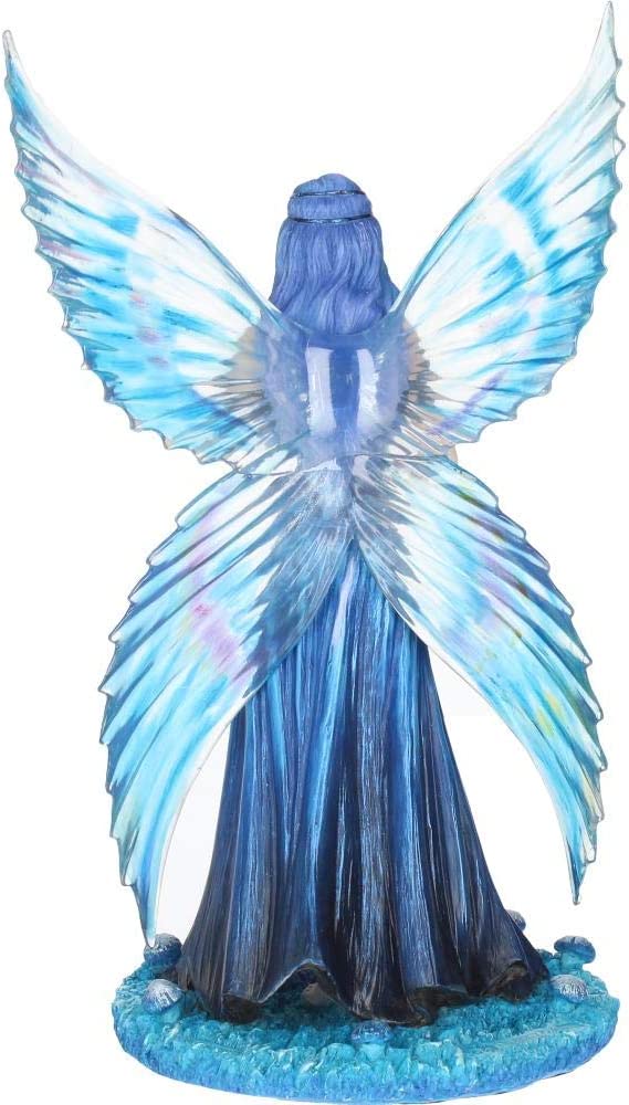 Nemesis Now Anne Stokes Enchantment Fairy Figur, Blau, 26 cm Blau