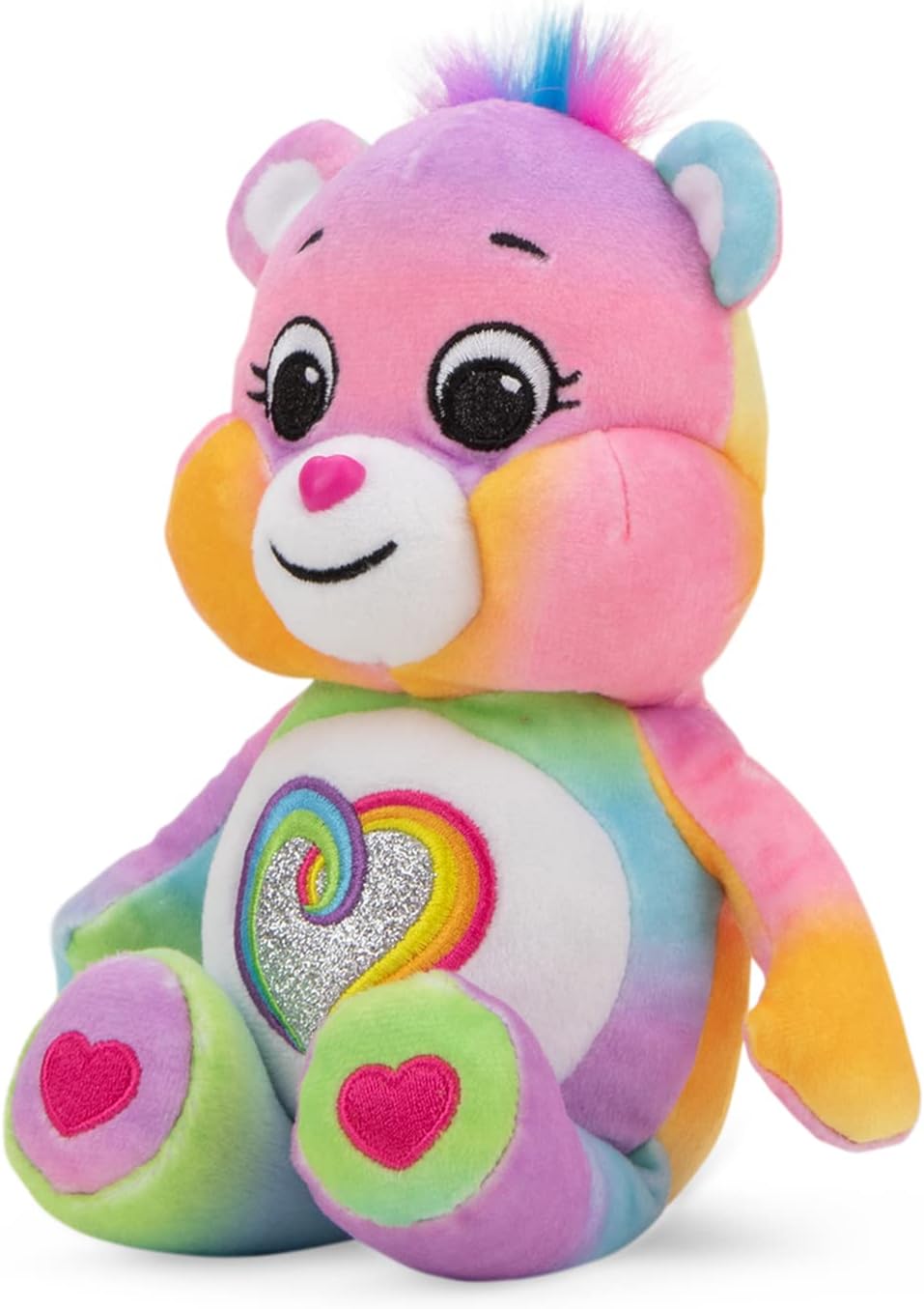 Care Bears Basic Fun 22489 Togetherness Bear, Glitzerbohnenplüsch, 22 cm Collecta