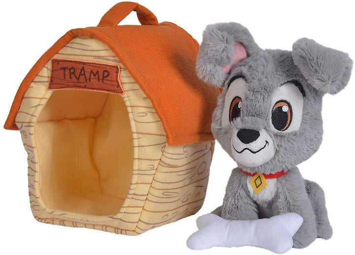 Simba 6315876451 Disney Tramp with Dog Kennel 20 cm