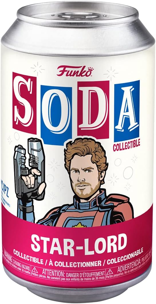 Funko Vinyl SODA: Marvel Guardians Of The Galaxy 3- Star Lord -1/6 Odds For Rare