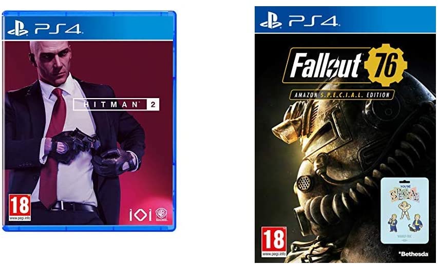 Hitman 2 + Fallout 76 : S.*.*.C.*.*.L. Edition (PS4)
