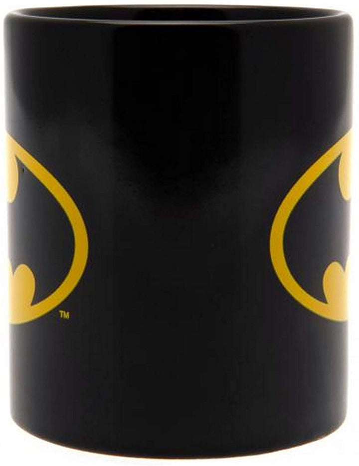 DC Comics 273965X Batman Boxed Mug Batman Logo, Black