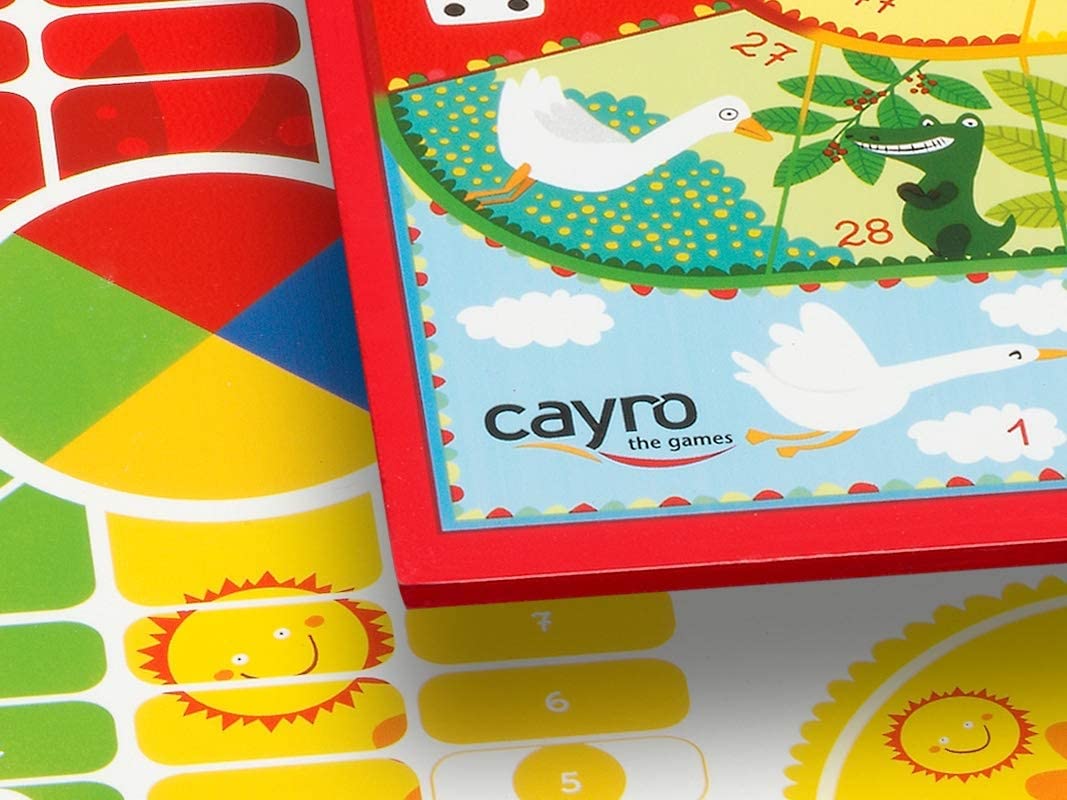 Cayro - Box Parchis und Oca - Traditionelles Spiel - Brettspiel - Entwicklung kognitiver Fähigkeiten - Brettspiel (860)