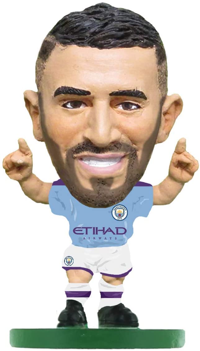 SoccerStarz Man City Riyad Mahrez Heimtrikot (Version 2020)/Figuren