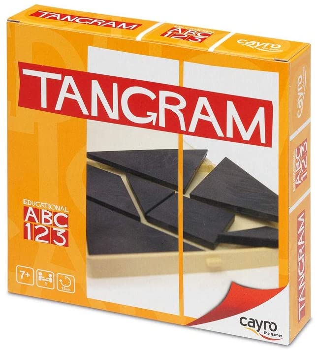 Cayro – Tangram in einer Plastikbox – Denk- und Kreativitätsspiel – Brettspiel – Entwicklung kognitiver Fähigkeiten und multipler Intelligenz – Brettspiel (123)