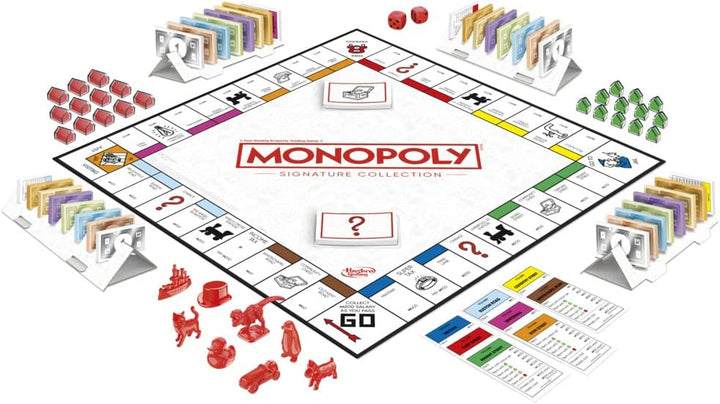 Monopoly Signature Collection Familienbrettspiel für 2 bis 6 Spieler, Premium-Paket