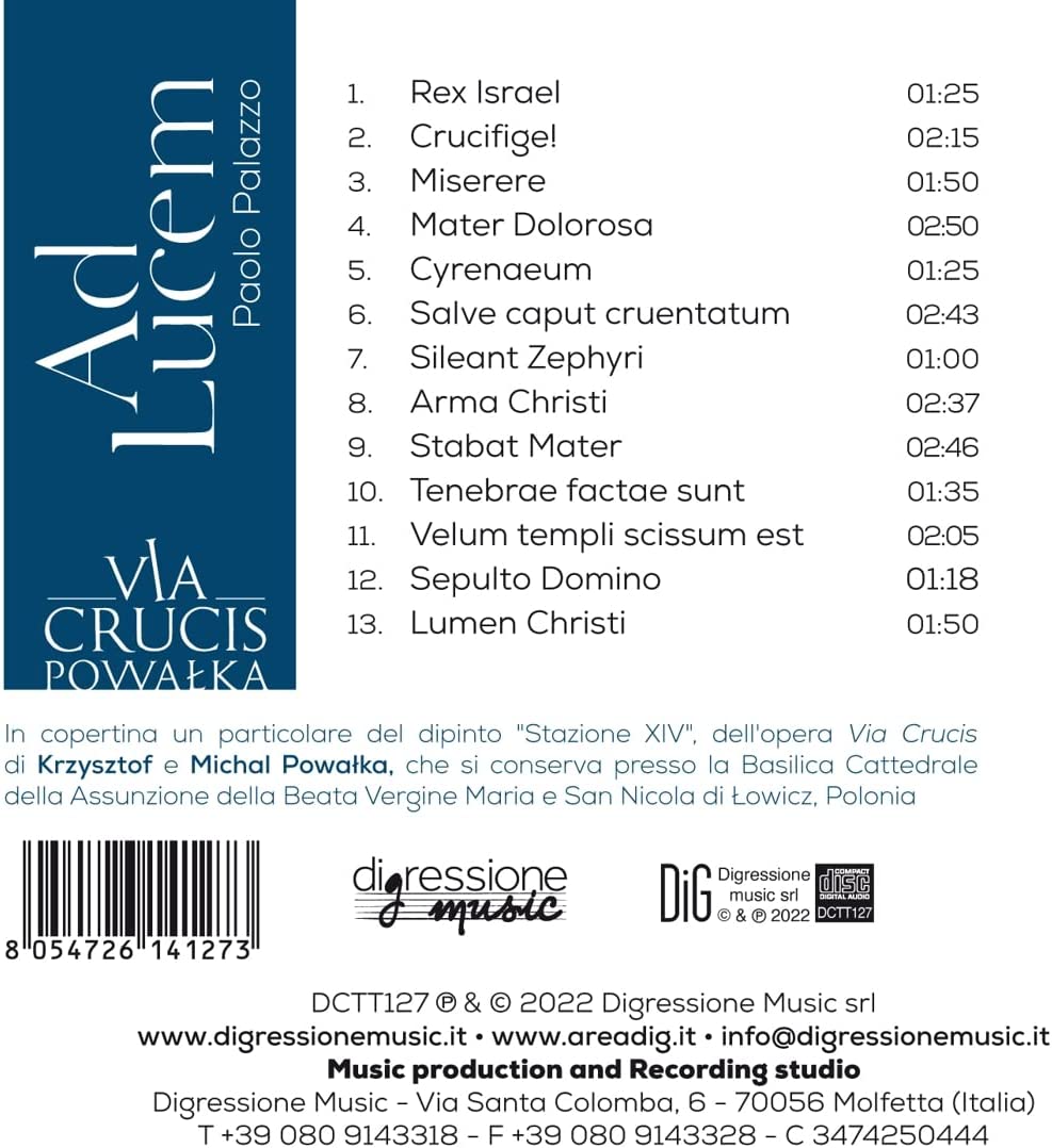 Palazzo: Ad Lucem [Cristina Fanelli; Graziana Palazzo; Gaetano Simone; [Audio CD]