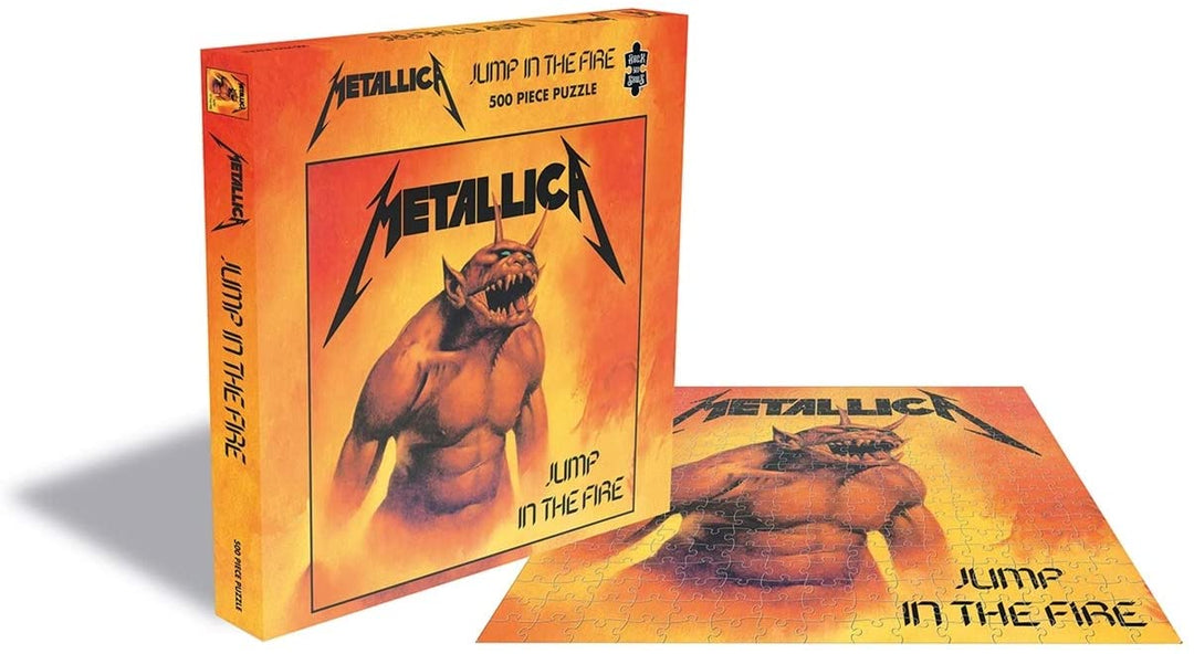 Zee Company Metallica-Puzzle Jump In The Fire, offiziell, 500 Teile, Einheitsgröße