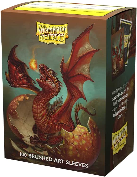 Dragon Shield-Ärmel – Matt gebürstete Kunst: Sparky 100 CT