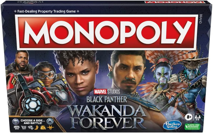Hasbro Gaming Monopoly: Marvel Studios‘ Black Panther: Wakanda Forever Edition B